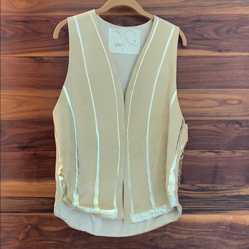 Terry & Toni vintage hand painted vest
